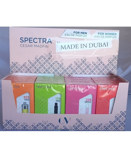 Spectra Pocket Perfumes Display (24 x 18 ml) (#355/159/228/234)