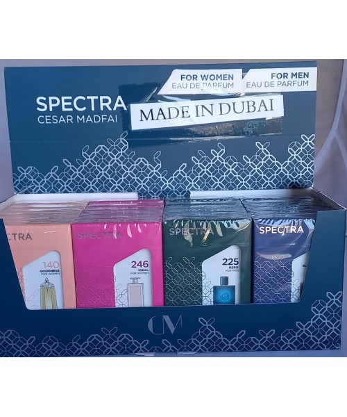 Spectra Pocket Perfumes Display (24 x 18 ml) (#140/246/225/189)