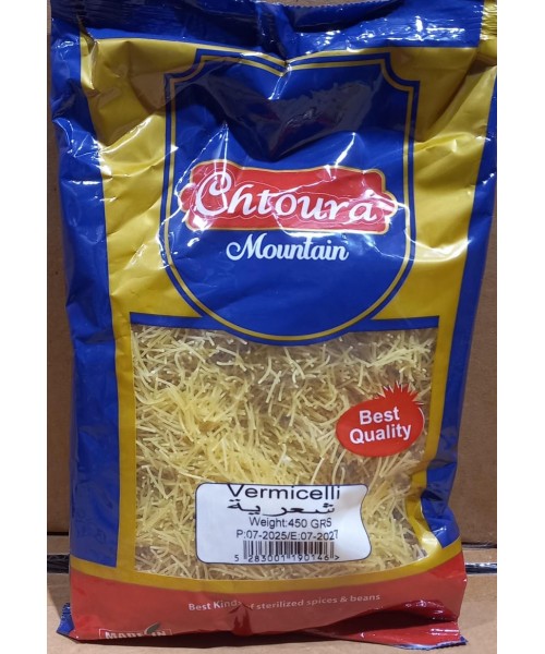 Chtoura Mountain - Vermicelli (20 x 450 g) Chtoura Mountain - Vermicelli (20 x 450 g)