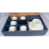 Coffee Cup & Saucer Set (12 pcs) - (PSH17-06)