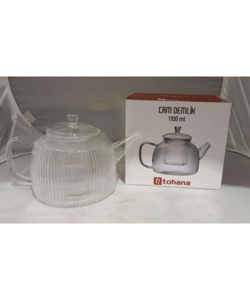 Glass Tea Pot - 1100 ml (PSH03-01) Glass Tea Pot - 1100 ml (PSH03-01)