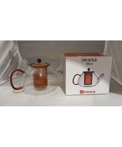 Glass Tea Pot - 1100 ml (PSH03-04) Glass Tea Pot - 1100 ml (PSH03-04)