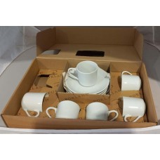 Coffee Cup & Saucer Set (12 pcs) - (PSH17-09)