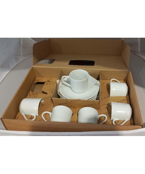 Coffee Cup & Saucer Set (12 pcs) - (PSH17-09)