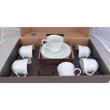 Coffee Cup & Saucer Set (12 pcs) - (PSH17-07)