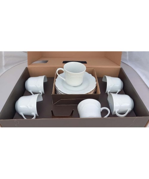 Coffee Cup & Saucer Set (12 pcs) - (PSH17-07)