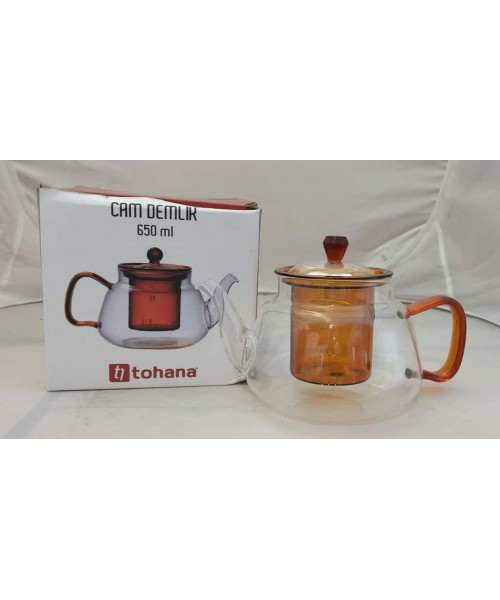 Glass Tea Pot - 650 ml (PSH03-03) Glass Tea Pot - 650 ml (PSH03-03)