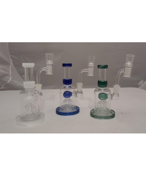 Water Pipe -7" 4 arm tree perc bend