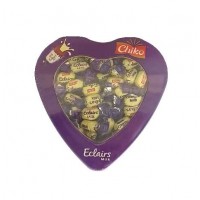Chiko Eclairs Toffee - Milk (Heart Tin) (8 x 900 g)