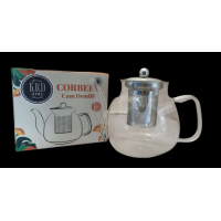 Glass Tea Pot w/Filter 1000 ml (PSH19-02) Glass Tea Pot w/Filter 1000 ml (PSH19-02)