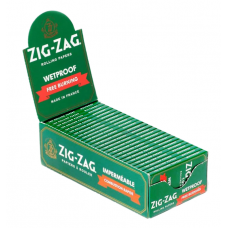 Rolling Paper - Zig Zag Green, Single Wide (25 Units)