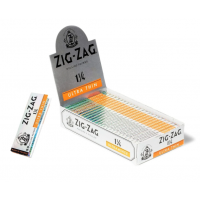 Rolling Paper - Zig Zag Ultra Thin (Silver), 1 1/4 (25 Units)