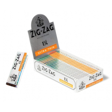 Rolling Paper - Zig Zag Ultra Thin (Silver), 1 1/4 (25 Units)