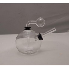 Water Pipe - 4" Oil Clear Snuffer
