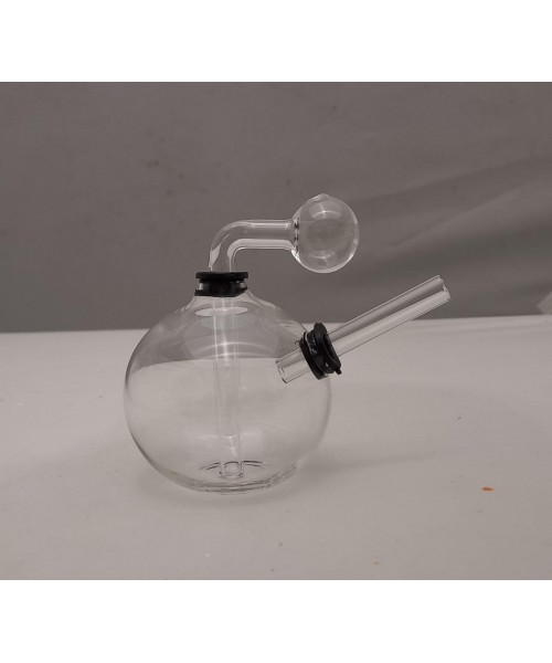 Water Pipe - 4" Oil Clear Snuffer