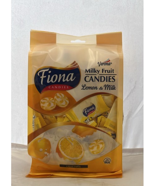 Fiona Hard Candies - Lemon & Milk (12 bags x 300 g)