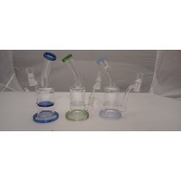 Water Pipe - 8" Dual Herb/Oil Rig