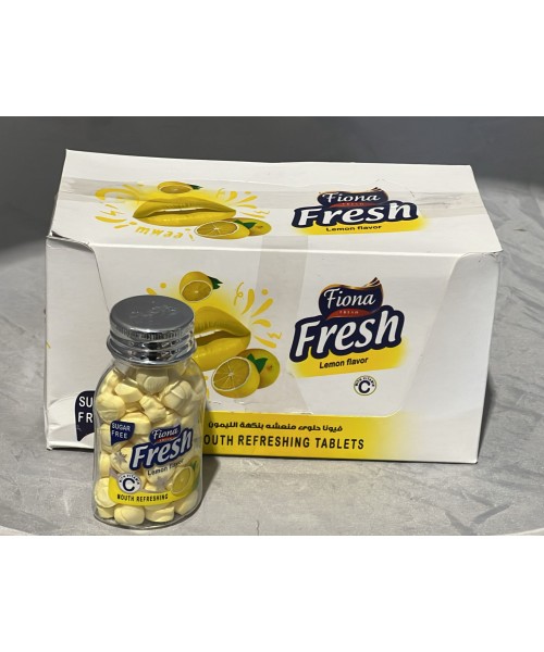 Fiona FRESH Mouth Refreshing - Lemon (12 x 45 g)