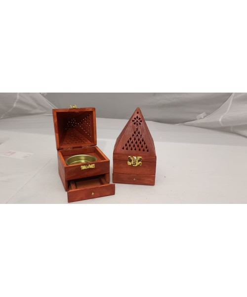 Incense Holder - Pyramid 1 (3.5"x3.5"x6")