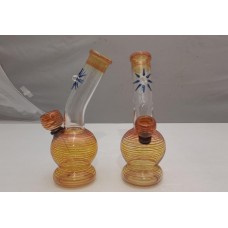 Water Pipe - 7" Fumed w/Sun