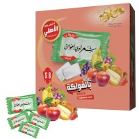 Sharawi Brothers (SB) Gum - FRUIT (24 boxes x 100 Packs of 2)