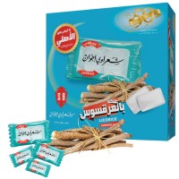 Sharawi Brothers (SB) Gum - LICORICE (24 boxes x 100 Packs of 2)
