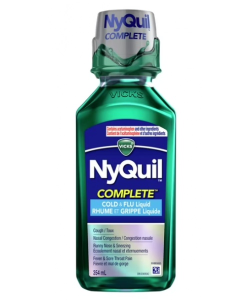 NyQuil Cold & Flu Relief Liquid 354 ml - Complete