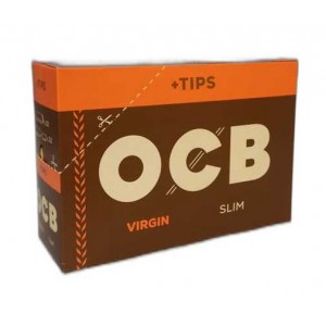 OCB Virgin Unbleached Slim + Filters (32 Units)