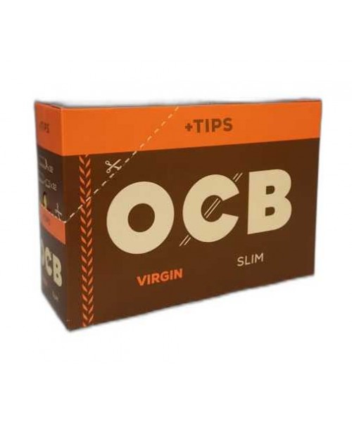 OCB Virgin Unbleached Slim + Filters (32 Units)