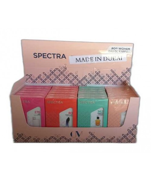 Spectra Pocket Perfumes Display (24 x 18 ml) (#276/80/362/42)WOMEN)