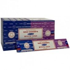 Incense - Satya Combo Pack Nag Champa & Mystic Yoga 16g (Box of 12) Incense - Satya Combo Pack Nag Champa & Mystic Yoga 16g (Box of 12)