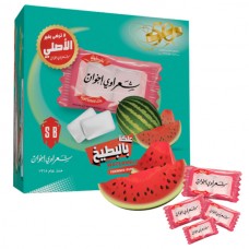 Sharawi Brothers (SB) Gum - WATERMELON (24 boxes x 100 Packs of 2)