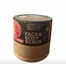 Star Face & Body Scrub 500 g - Rose