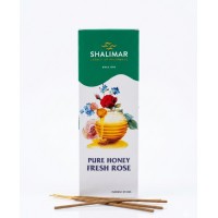 Incense - Shalimar Pure Honey Fresh Rose (Box of 120 Sticks) Incense - Shalimar Pure Honey Fresh Rose (Box of 120 Sticks)