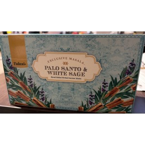 Incense - Tulasi Masala 15g Palo Santo & White Sage (Box of 12)