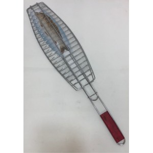 Grill Net w/Handle for Fish - Single (40 cm x 13 cm) (50)