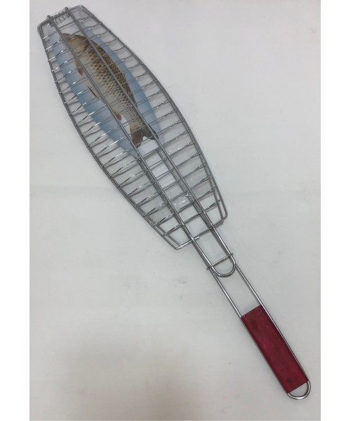 Grill Net w/Handle for Fish - Single (40 cm x 13 cm) (50)