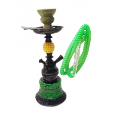 Small Hookah - Single Hose - GREEN (SMKE-022)