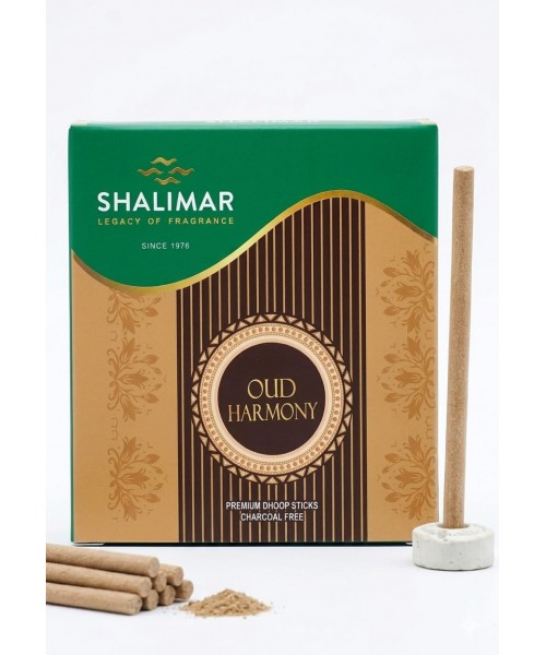 Shalimar 5" Long Burning Dhoop Sticks - Oud Harmony (12 x 10 Pcs) Shalimar 5" Long Burning Dhoop Sticks - Oud Harmony (12 x 10 Pcs)