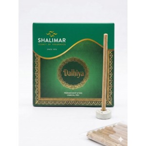 Shalimar 5" Long Burning Dhoop Sticks - Dalhiya (12 x 10 Pcs)