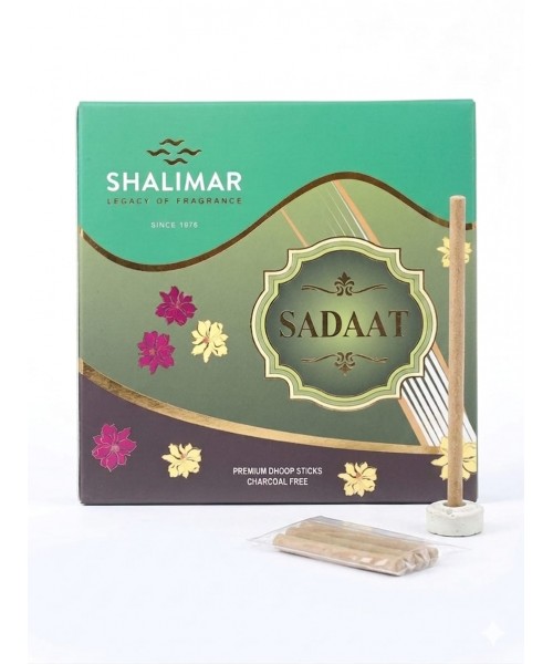 Shalimar 5" Long Burning Dhoop Sticks - Sadaat (12 x 10 Pcs) Shalimar 5" Long Burning Dhoop Sticks - Sadaat (12 x 10 Pcs)