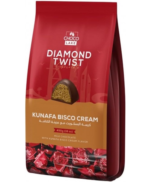 Choco Lake DIAMOND TWIST KUNAFA BISCO CREAM (12 x 450 g)