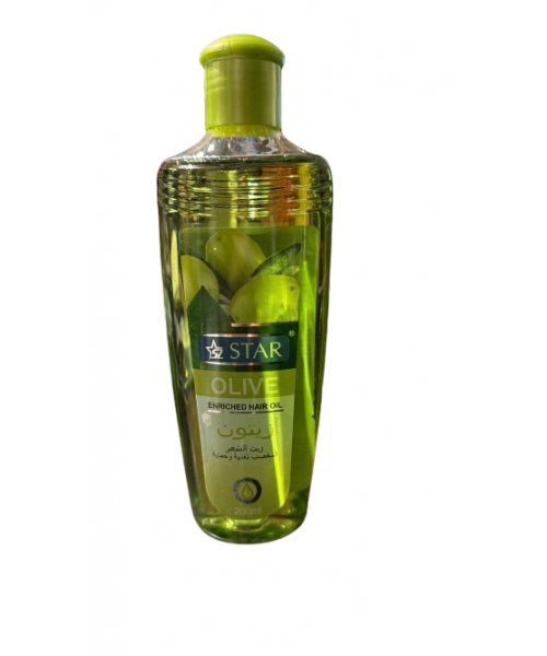 Star Enriched Hair Oil - Olive (6 x 200 ml)