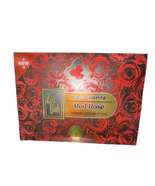 Incense - Zed Black 15g - Nag Champa Red Rose (Box of 12)