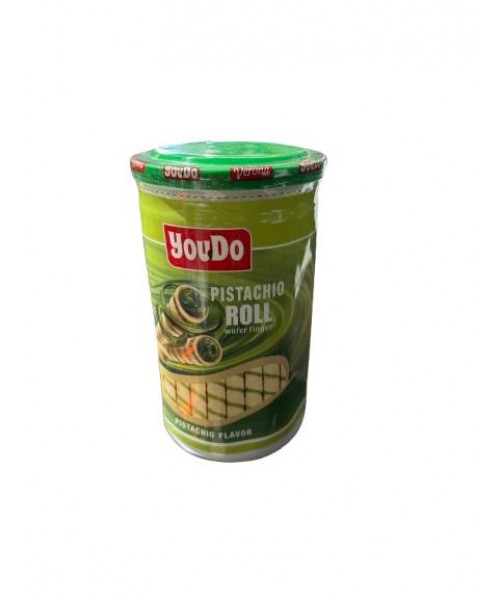 YouDO Choco Roll Wafer Filled w/Cream - Pistachio (12 x 270 g)