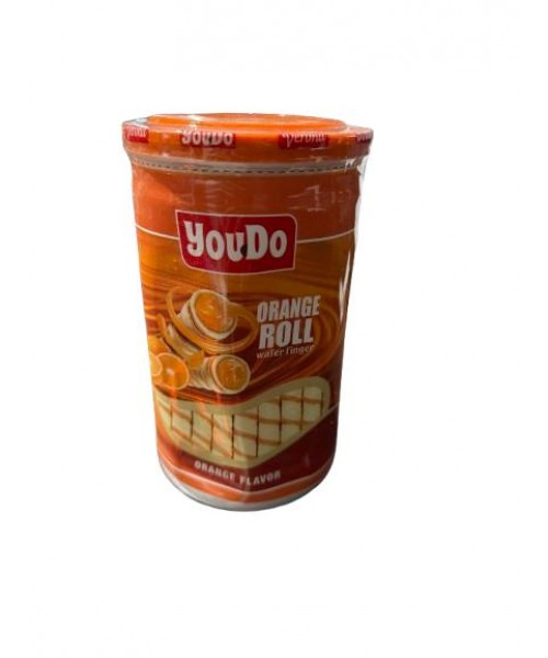 YouDO Choco Roll Wafer Filled w/Cream - Orange (12 x 270 g)