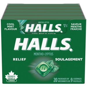 Halls Relief - Cool Mint (20 x 33.5 g)