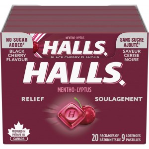 Halls Relief - Black Cherry (20 x 33.5 g)