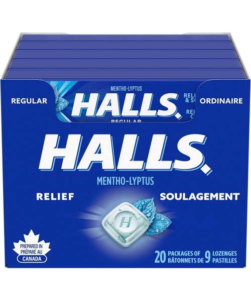Halls Relief - Mentho Lyptus (20 x 33.5 g) Halls Relief - Mentho Lyptus (20 x 33.5 g)