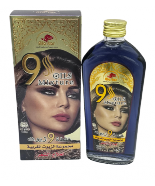 AlAttar Moroccan Hair Oil - 9 Oils Mixture (6 x 200 ml)